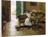 A Memory - In the Italian Villa by William Merritt Chase