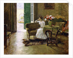 A Memory - In the Italian Villa by William Merritt Chase