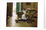 A Memory - In the Italian Villa by William Merritt Chase