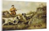 Amos F. Adams Shooting Over Gus Bondher and Son, Count Bondher, 1887 by Arthur Fitzwilliam Tait