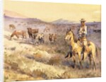 Grazing Cattle by Edward Borein