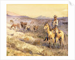 Grazing Cattle by Edward Borein