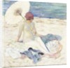 On the Beach, 1913 by Frederick Carl Frieseke