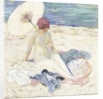 On the Beach, 1913 by Frederick Carl Frieseke