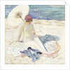 On the Beach, 1913 by Frederick Carl Frieseke