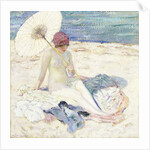 On the Beach, 1913 by Frederick Carl Frieseke