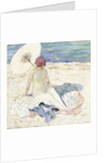 On the Beach, 1913 by Frederick Carl Frieseke