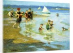 Children at Play on the Beach by Edward Henry Potthast