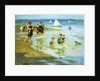 Children at Play on the Beach by Edward Henry Potthast