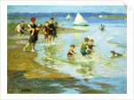 Children at Play on the Beach by Edward Henry Potthast