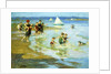 Children at Play on the Beach by Edward Henry Potthast