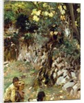 Girls Gathering Blossoms, Valdemosa, Majorca by John Singer Sargent