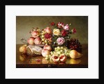 Fruit Still-life with Roses and Honeycomb, 1904 by Robert Spear Dunning
