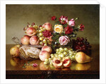 Fruit Still-life with Roses and Honeycomb, 1904 by Robert Spear Dunning