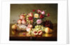 Fruit Still-life with Roses and Honeycomb, 1904 by Robert Spear Dunning