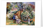 In the Garden, 1917 by William James Glackens