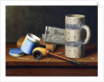 Still-life with Blue Tobacco Box, 1878 by William Michael Harnett