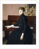 At the Piano by Julian Alden Weir