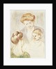 Smiling Baby with Two Girls by Mary Stevenson Cassatt