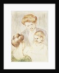 Smiling Baby with Two Girls by Mary Stevenson Cassatt