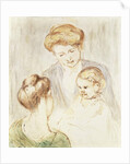Smiling Baby with Two Girls by Mary Stevenson Cassatt