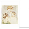 Smiling Baby with Two Girls by Mary Stevenson Cassatt