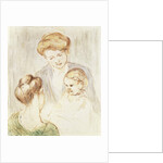 Smiling Baby with Two Girls by Mary Stevenson Cassatt