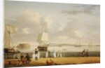 The Battery and Harbour, New York, c.1811-1812 by Thomas Birch