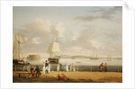 The Battery and Harbour, New York, c.1811-1812 by Thomas Birch