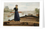 Along the Seine, 1879 by Henry Bacon