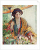 Woman with Parasol by Richard Emil Miller
