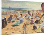 Beach Scene, 1909 by William Samuel Horton