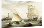 Picking up the Pilot-Isle of Shoals, New Hampshire by James E. Buttersworth