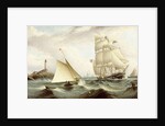 Picking up the Pilot-Isle of Shoals, New Hampshire by James E. Buttersworth
