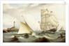 Picking up the Pilot-Isle of Shoals, New Hampshire by James E. Buttersworth