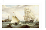 Picking up the Pilot-Isle of Shoals, New Hampshire by James E. Buttersworth