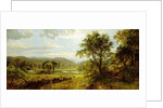 The Saw Mill River by Jasper Francis Cropsey