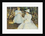 Mother and Child in Pine Woods by Edmund Charles Tarbell
