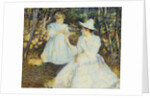 Mother and Child in Pine Woods by Edmund Charles Tarbell
