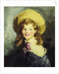 Girl with Big Hat by Robert Cozad Henri