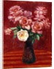 Pink Roses by William James Glackens