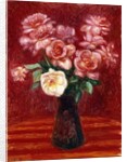 Pink Roses by William James Glackens