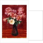 Pink Roses by William James Glackens