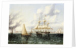 New York Harbour by James E. Buttersworth