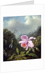 Still Life with Orchid and Pair of Hummingbirds, c.1890s by Martin Johnson Heade