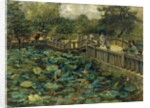 Lotus Pond, Shiba, Tokyo, 1886 by Theodore Wores