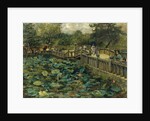 Lotus Pond, Shiba, Tokyo, 1886 by Theodore Wores