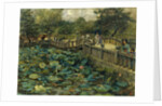 Lotus Pond, Shiba, Tokyo, 1886 by Theodore Wores