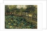 Lotus Pond, Shiba, Tokyo, 1886 by Theodore Wores