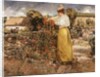 Among the Flowers, Giverny, 1890 by Dawson Dawson-Watson